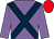 Mauve, dark blue cross belts, red cap (Mrs Robin Birley)