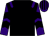 Black, purple epaulettes, purple sleeves, black chevrons, purple & black striped cap (Mrs Heidi Gibney)