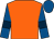 Orange, royal blue sleeves, dark blue armlets, royal blue cap (Mr Henry Palmer)