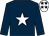 Dark blue, white star, white cap, dark blue stars (John Gerety & Daniel John Foster)