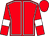 Red, white seams and armlet, red cap (Ceffyl Racing)