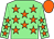 Light green, orange stars, orange cap (Mr Michael Ng)