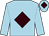 Light blue, brown diamond and diamond on cap (Dimity Spiller)