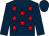 Dark blue, red stars, dark blue sleeves and cap (Mmg Racing)