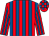 Red and royal blue stripes, check cap (Mrs Nicky Cannon Brookes & Peter Spill)
