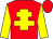 Red, yellow cross of lorraine and sleeves (Miss Trish Marks)