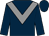 Dark blue, grey chevron (Blue Grey Chevron Racing)