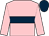Pink, dark blue hoop, dark blue cap (Mr C B Brookes)