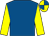 Royal blue, yellow sleeves, quartered cap (Mr J J Bridger)