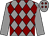 Grey and maroon diamonds, grey sleeves (Mrs Peter Andrews)