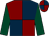 Maroon and dark blue (quartered), dark green sleeves (Mr K M Parry)