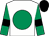 White, emerald green disc, emerald green sleeves, black armlets, black cap (EPDS Racing Partnership 10)