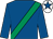 Royal blue, emerald green sash, white cap, royal blue star (Newmarketracingclub Co Uk)