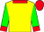 Yellow, green sleeves, red collar, cuffs and cap (Messrs Marius Mostert, Douglas Campbell, B A Middl)