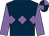 Dark blue, mauve triple diamond and sleeves, quartered cap (Honourable Artillery Company)