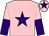Pink, purple star, halved sleeves and star on cap (The Well Fleeced Partnership)