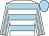 White, light blue hoops, striped sleeves, light blue cap (Butler Spencer Partnership)