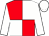 Red and white (quartered), white sleeves and cap (Mr F A Clegg)