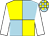 Yellow and light blue (quartered), white sleeves, light blue and yellow check cap (Mr Clive Sigsworth)