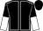 Black, white seams, halved sleeves, black cap (Urban Cookie Collective)