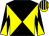 Yellow & black diabolo, striped cap (John Paul Collevy)