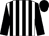 White and black stripes, black sleeves and cap (Fell, Hamilton & Smeaton)
