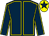 Dark blue, yellow seams, yellow cap, dark blue star (Shane McCullagh)