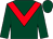 Dark green, red chevron (The Paddock Space Partnership)