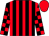 Black and red stripes, checked sleeves, red cap (Raypasha)