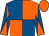 Royal blue and orange (quartered), diabolo on sleeves, orange cap (Mr Craig Wilson)