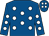 Royal blue, white spots (C H Greensit & W A Greensit)