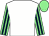 White, light green & dark blue striped sleeves, light green cap (Intersky Syndicate)