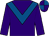 Purple, royal blue chevron, quartered cap (All Weather Bloodstock & Bill Jones)