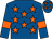 Royal blue, orange stars, armlets and stars on cap (Mr D Margolis)