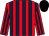 Red and dark blue stripes, black cap (R M J Macnair & Partners)
