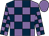 Mauve and dark blue check, mauve cap (Jhr Partnership)