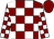 Maroon and white check, maroon cap (McKenzie & Moore)