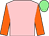 Pink, orange sleeves, light green cap (Exors Of The Late Mr R J Brereton)