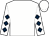 White, dark blue diamonds on sleeves (The Going Great Guns Partnership)