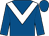 Royal blue, white chevron, royal blue sleeves, white inverted chevrons, royal blue cap (Dr G Baitz & Mr C Baitz)