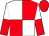 Red & white quartered, halved sleeves, red cap (Christopher P Morrissey)