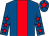Royal blue, red stripe, royal blue sleeves, red stars, royal blue cap, red star (Mr H M K Al Mehairi)