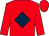 Red, dark blue diamond (Brook Stud Partnership)