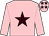 Pink, brown star and stars on cap (Starfish Enterprise)