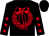 Black, red wreath, red stars on sleeves, black cap (Cutair Racing)