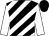 Black And White Diagonal Stripes, White Sleeves (Levengood, Alexander R And Simons, Roger)