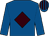Royal blue, brown diamond, striped cap (Mr J J Davies)