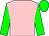 Pink, green sleeves & cap (Rachel Bennett & George Dobbs)