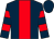 Dark blue, red stripe, hooped sleeves (Mr G Fortt)