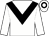 White, black chevron and hoop on cap (Mr B G Hellyer)